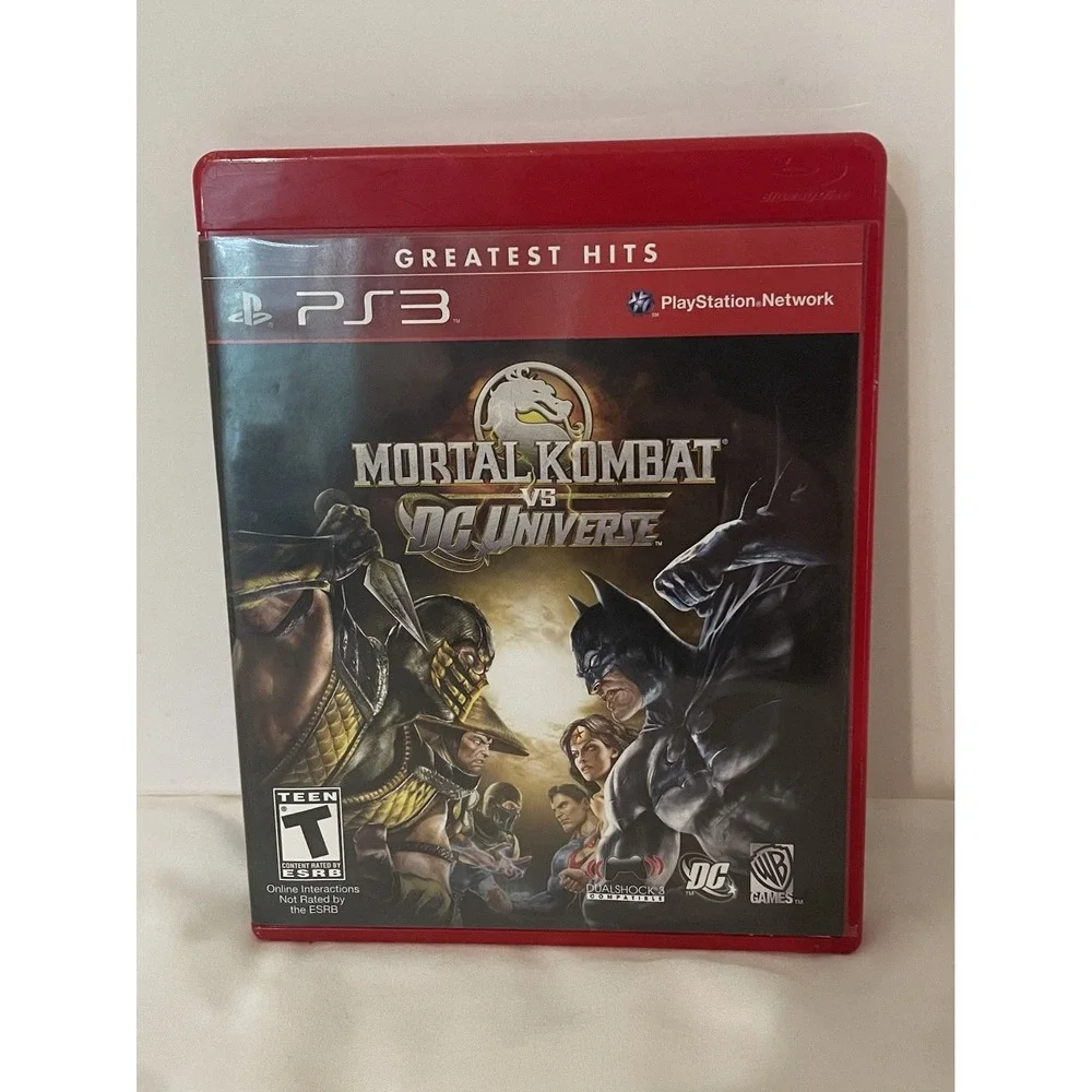Mortal Kombat vs DC Universe PS3 PlayStation 3 Greatest Hits Complete in Box